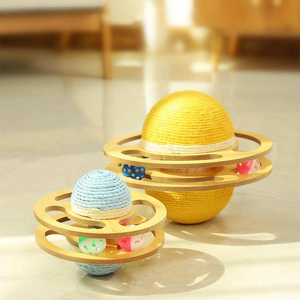 Sisal Scratching Ball Interactive Cat Toy