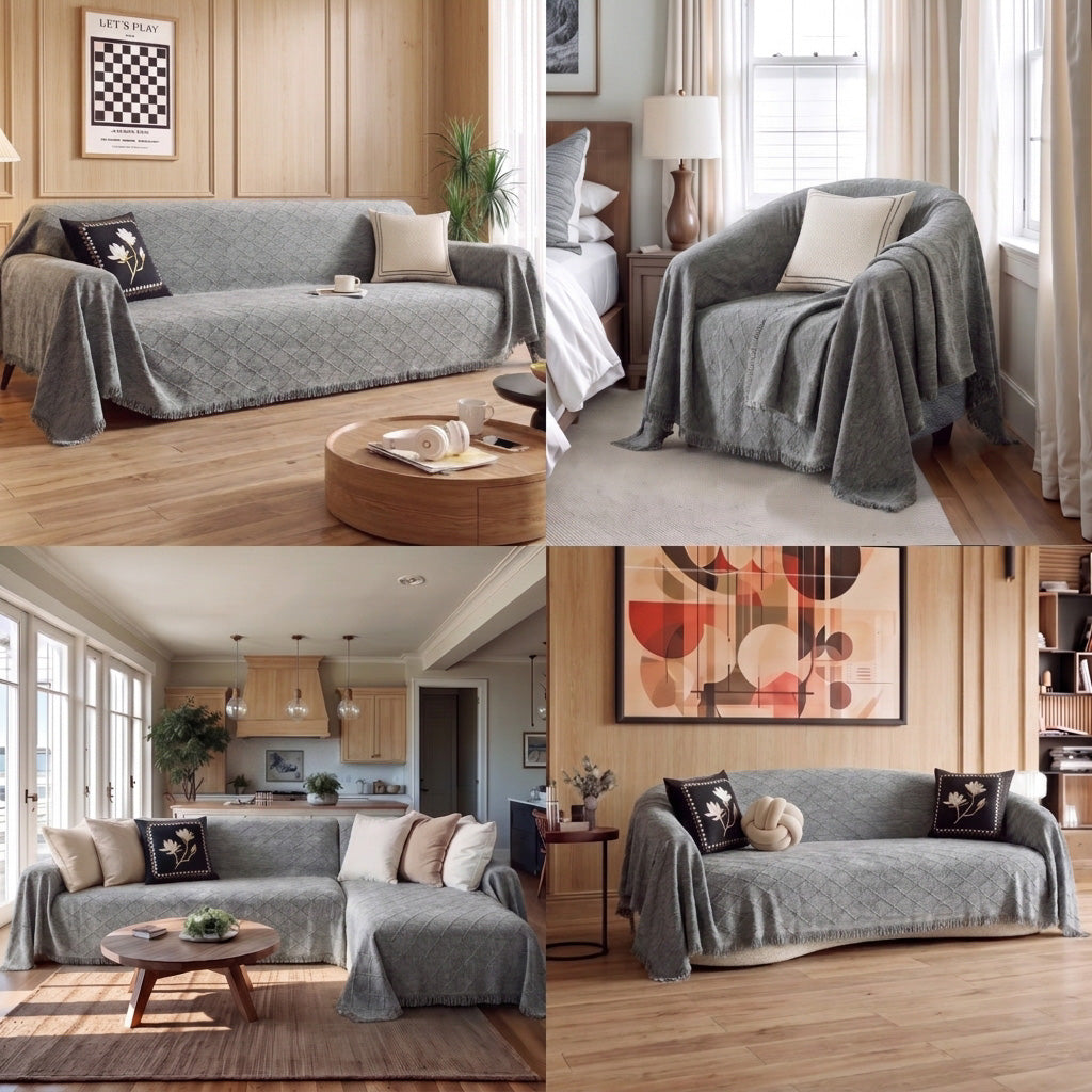 Thickened Washable Anti-Scratch Chenille Sofa Cover