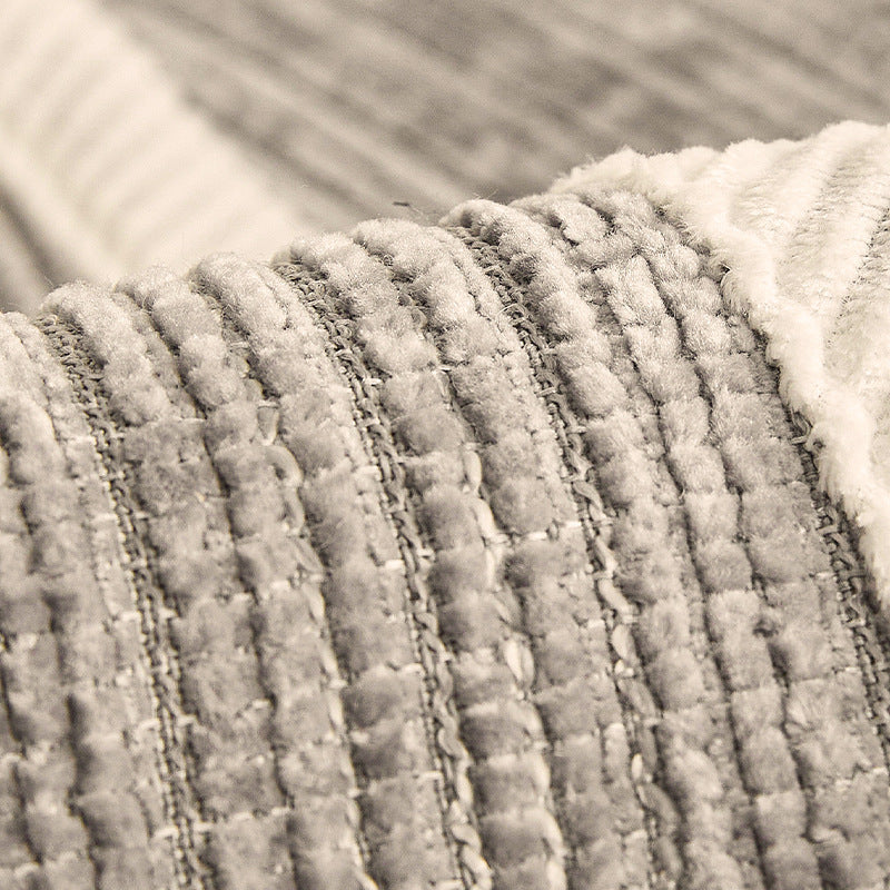 Simple Striped Chenille Sofa Cover