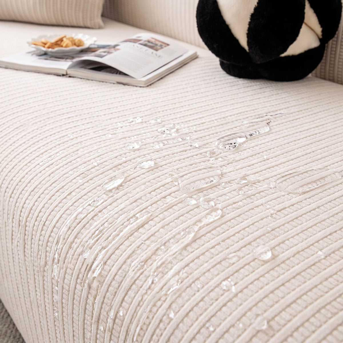 AquaGuard Spill-Resistant Full-Encasing Stretch Sofa Slipcover