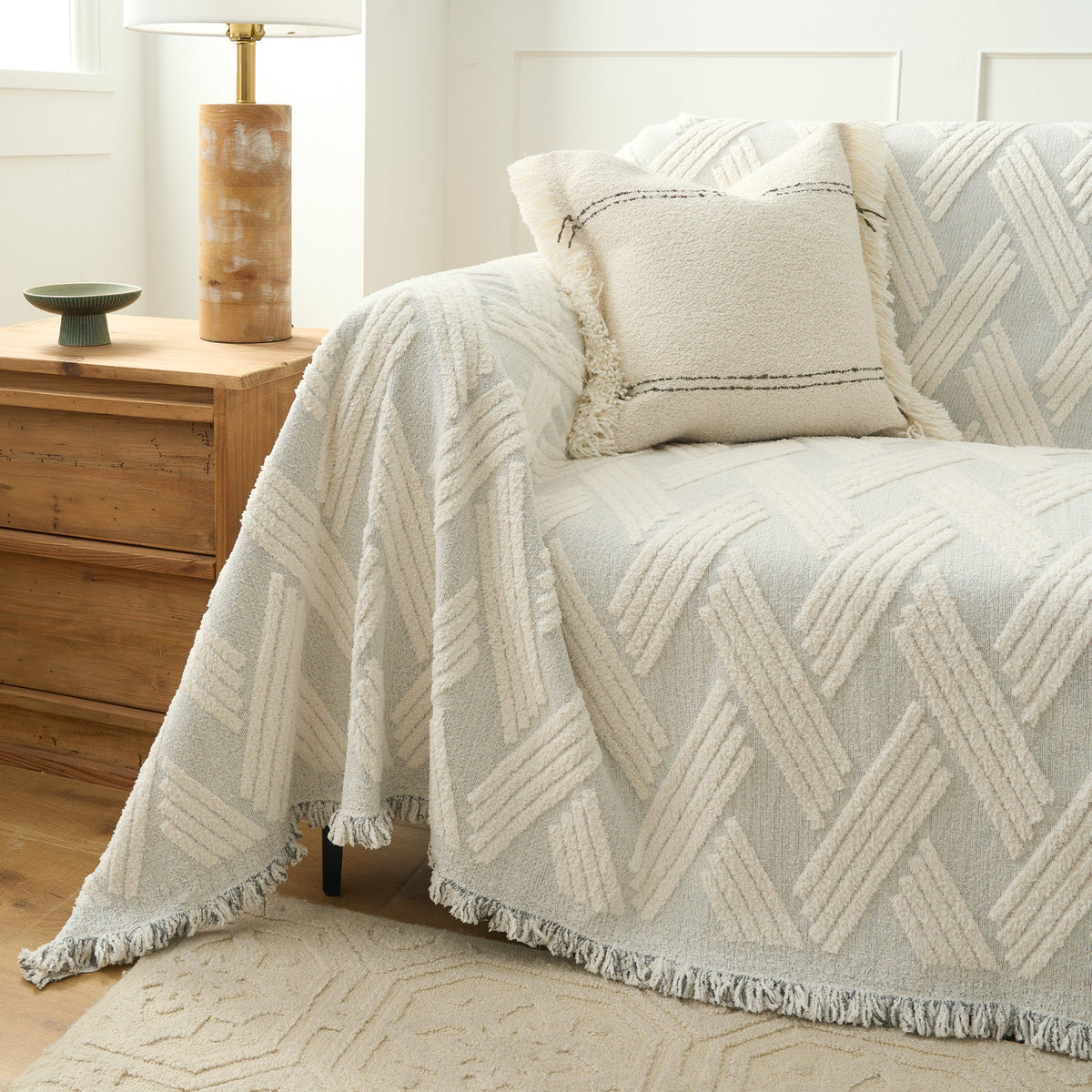 Textured Weave Sofa/Couch Cover