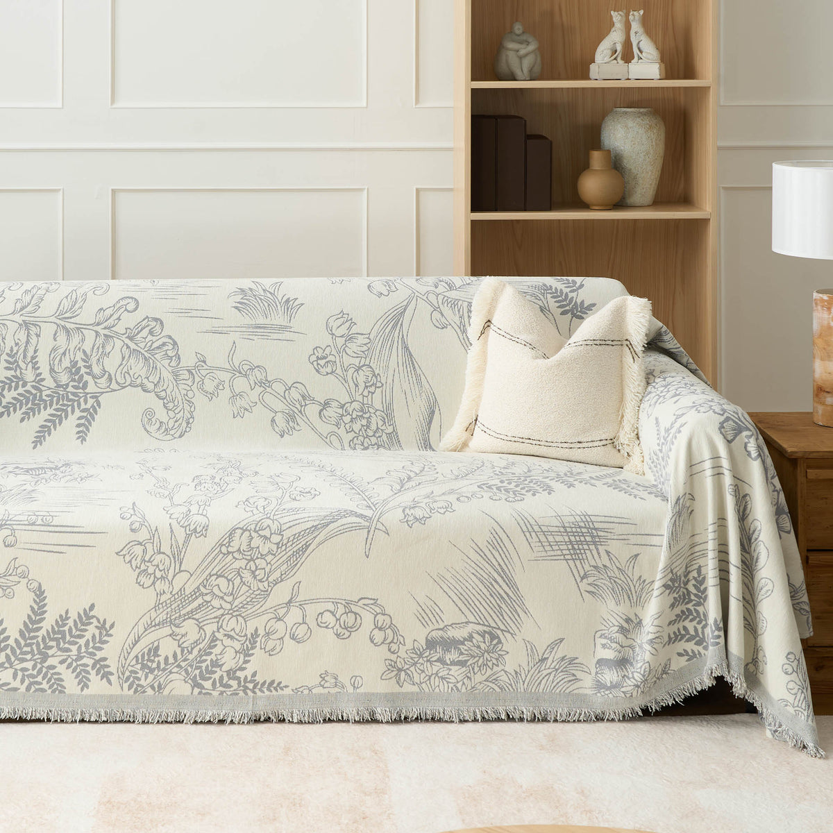 Floral Elegance Sofa Cover