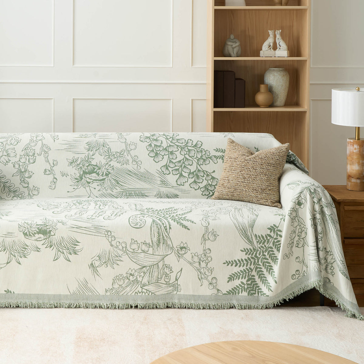 Floral Elegance Sofa Cover