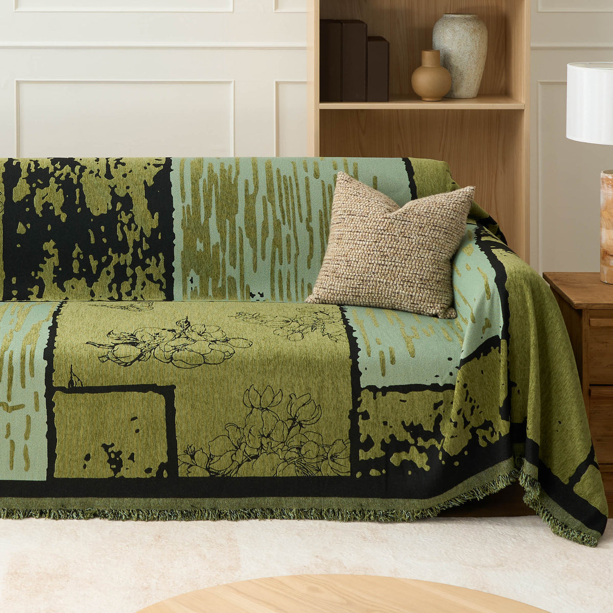 Vintage Floral Sofa/Couch Cover