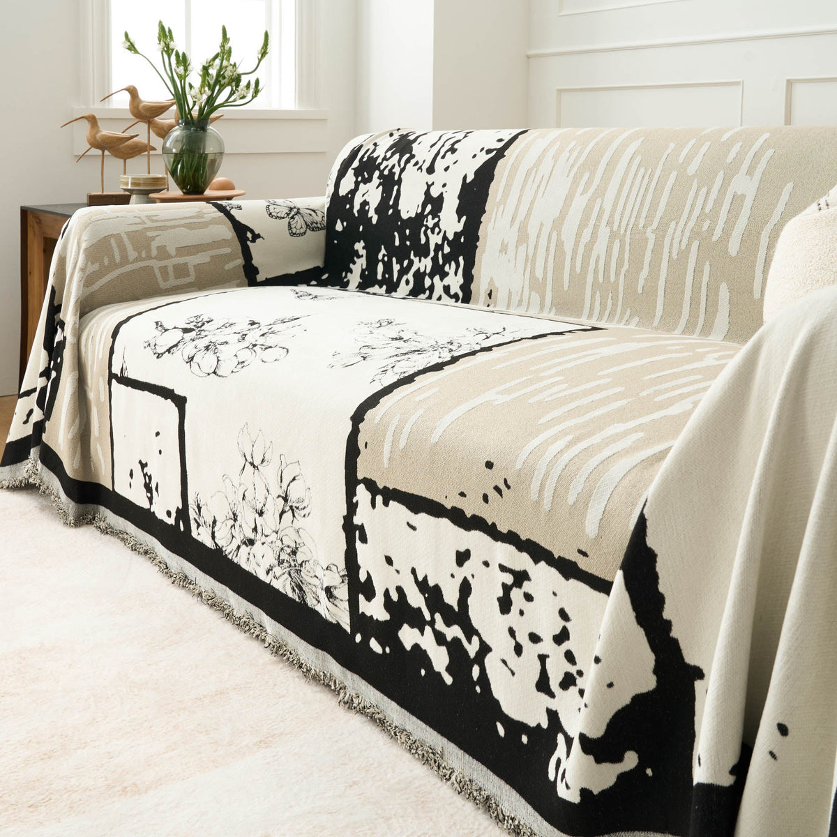 Vintage Floral Sofa/Couch Cover