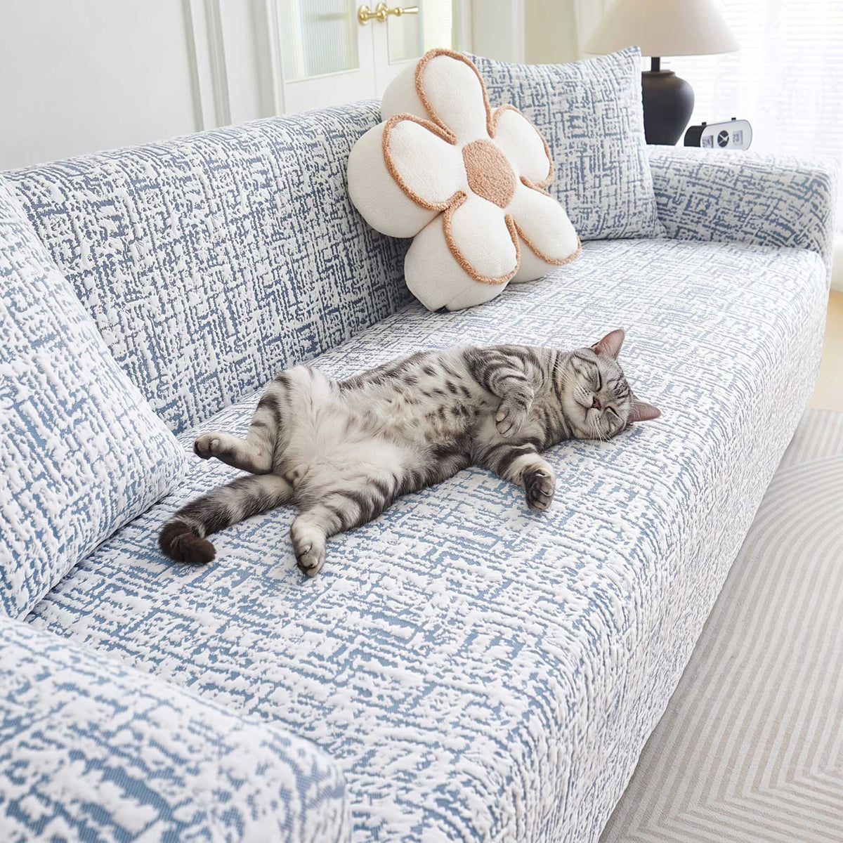 Cooling Luxe Stretch Full-Cover Sofa Slipcover