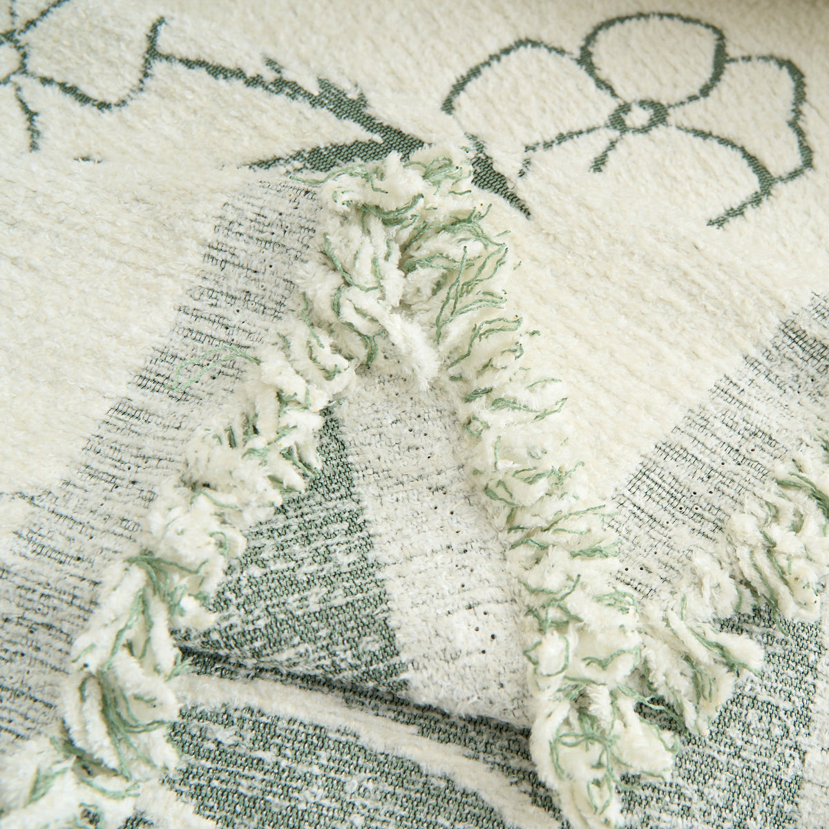 Cozy Winter Florals Sofa Cover
