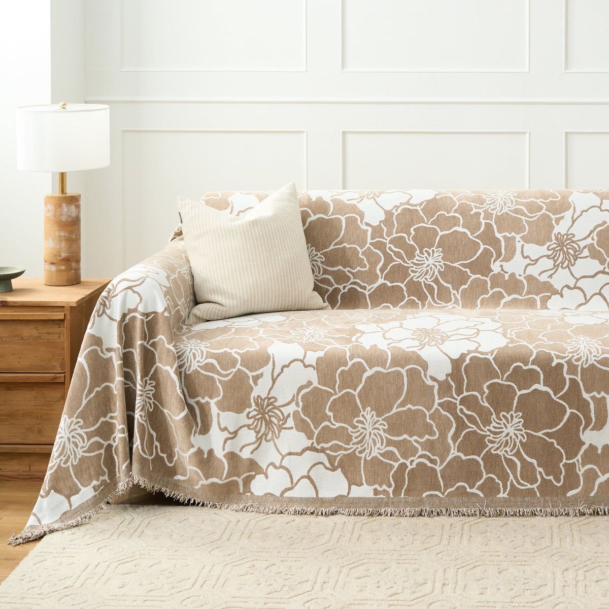 Floral Harmony Sofa Cover
