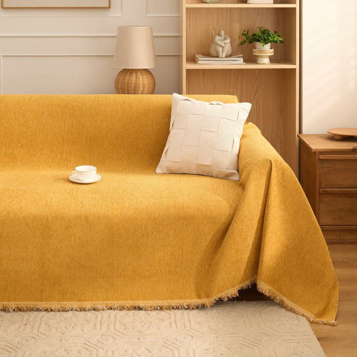 Cozy Luxe Chenille Scratch-Resistant Sofa/Couch Cover