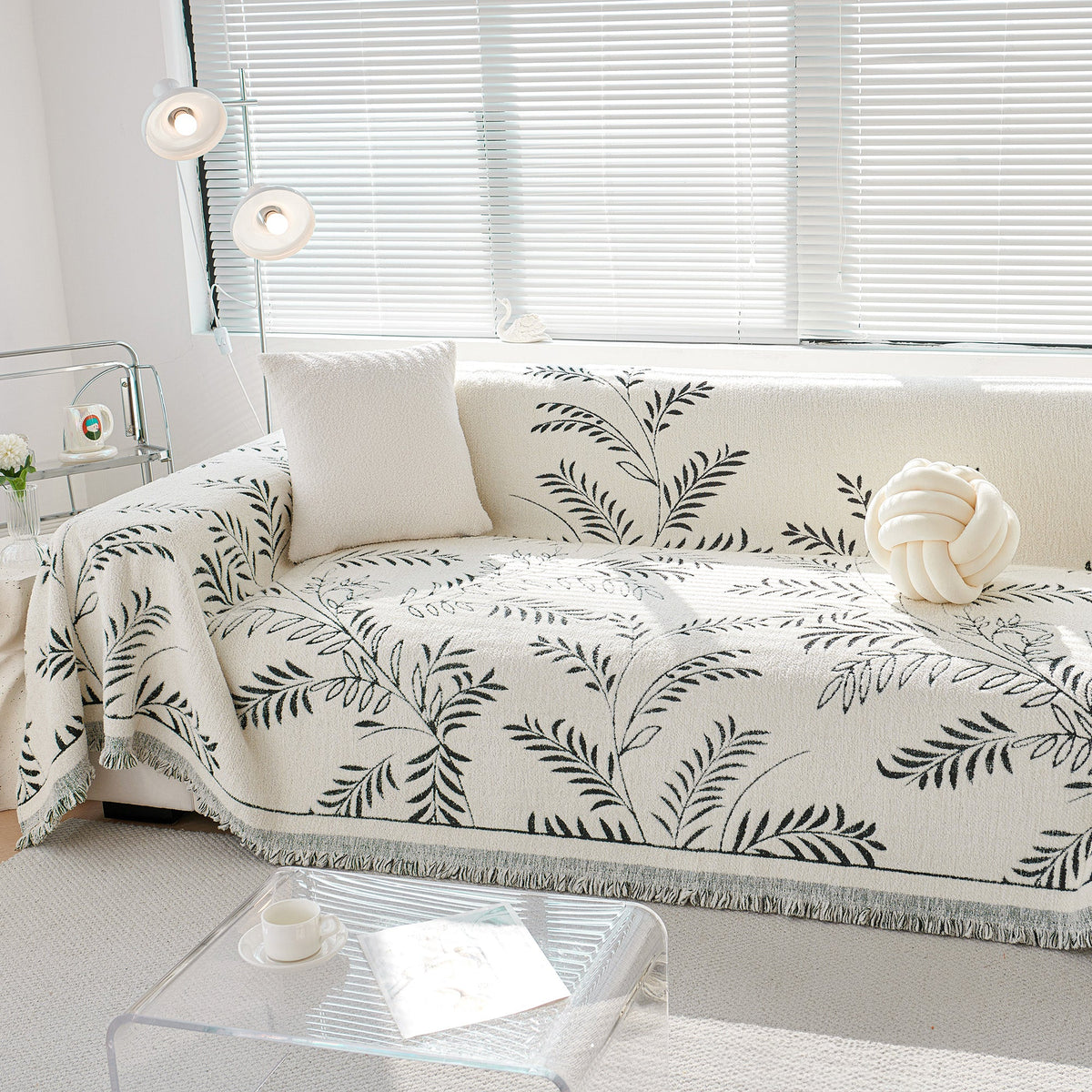 Cozy Winter Botanicals Sofa/Couch Cover