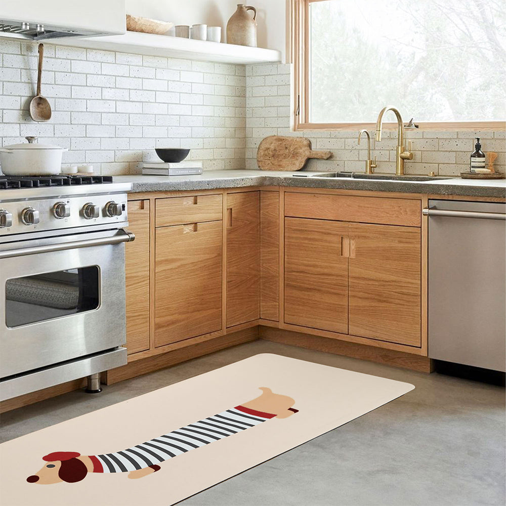Easy Clean Rug Paris Pup Durable Non-Slip Pet-Friendly Modern Hallway Runner Stain-Resistant
