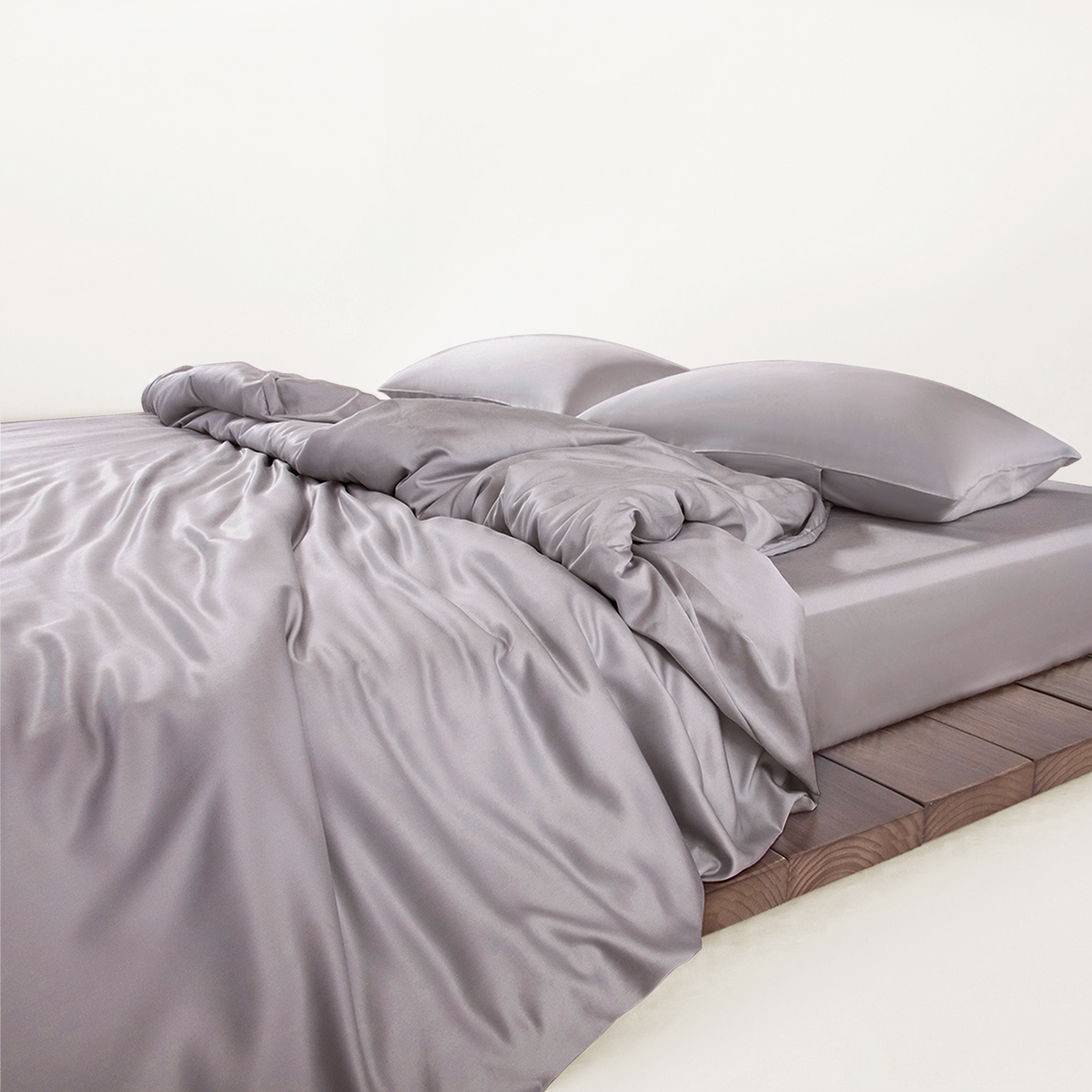 FURRFREE Bamboo Sheet Set & Duvet Cover - Pet Hair Repellent for Dogs/Cats Family