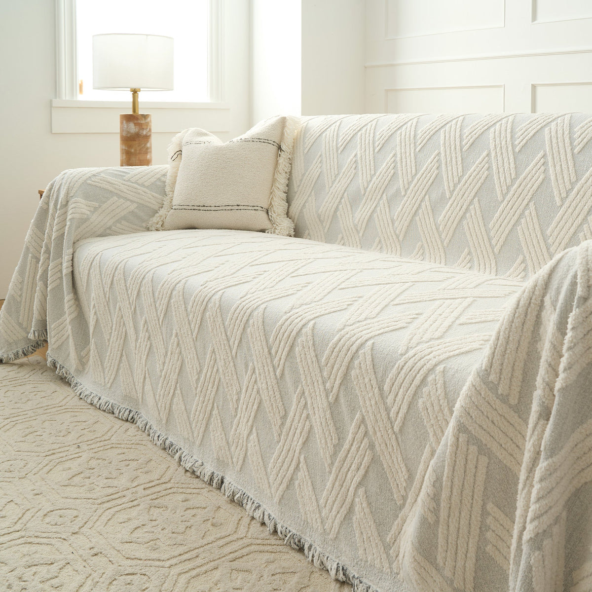 Textured Weave Sofa/Couch Cover