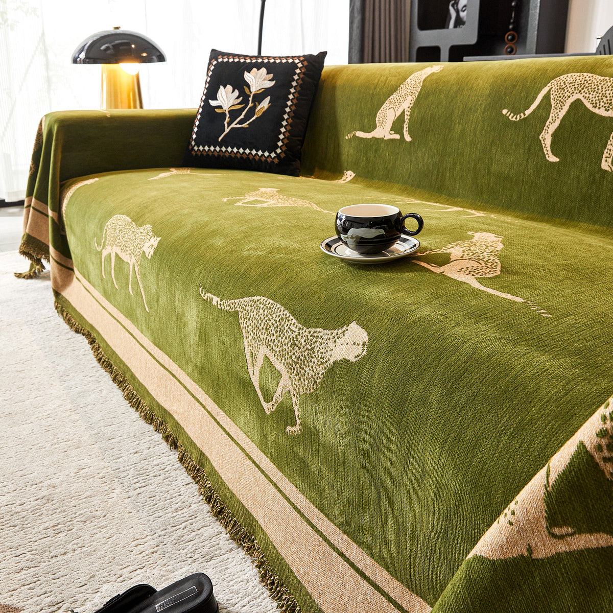 Safari Elegance Anti-Pilling Sofa / Couch Cover