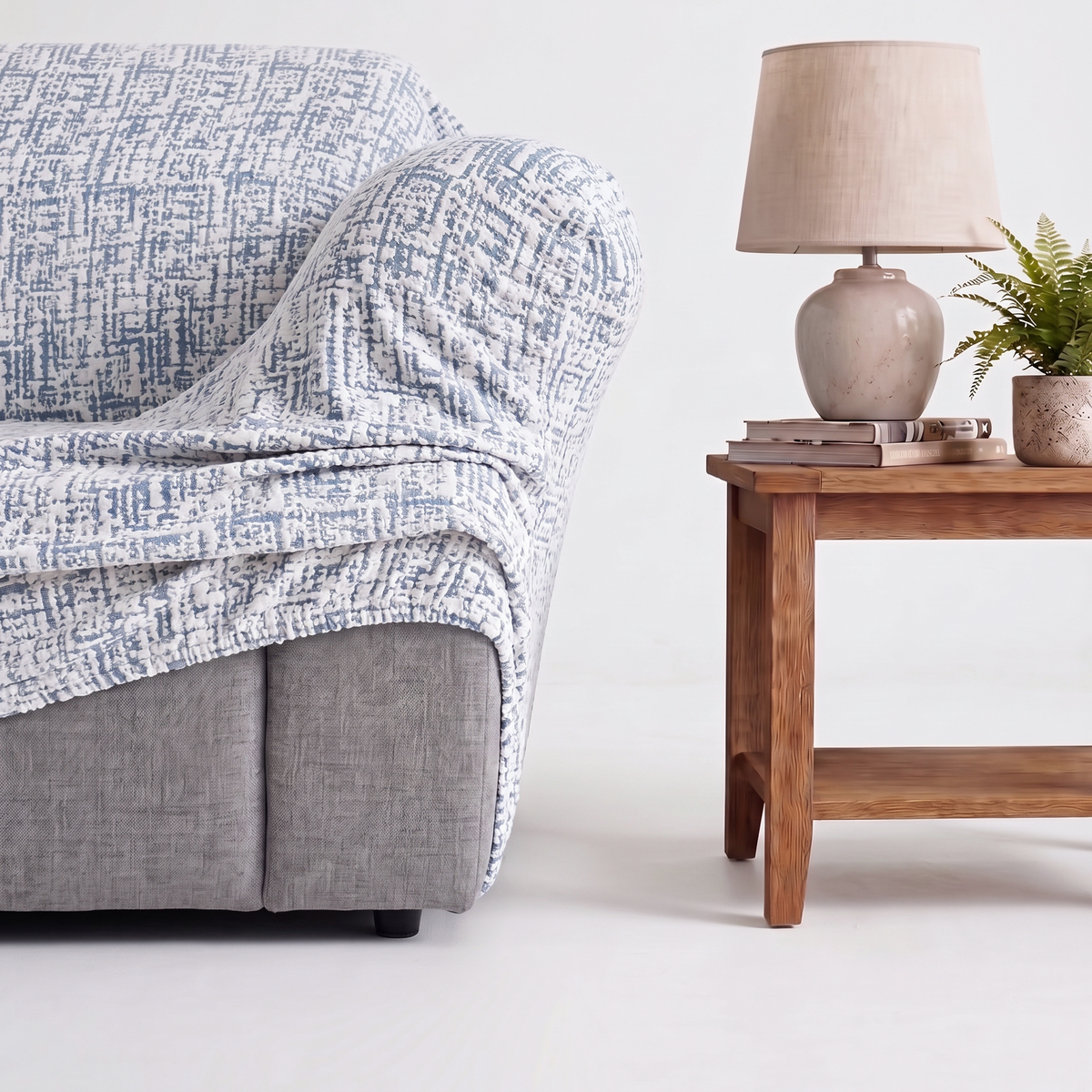 Cooling Luxe Stretch Full-Cover Sofa Slipcover