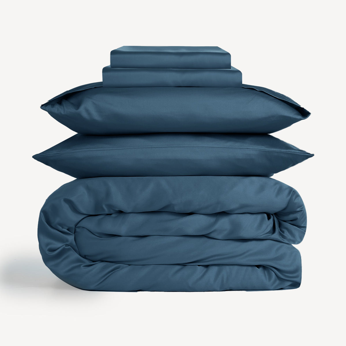 FURRFREE Bamboo Sheet Set & Duvet Cover - Pet Hair Repellent for Dogs/Cats Family