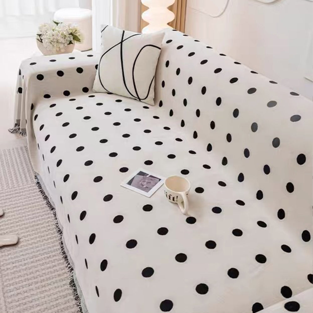 Black Boba Reversible Comfort Sofa / Couch Cover