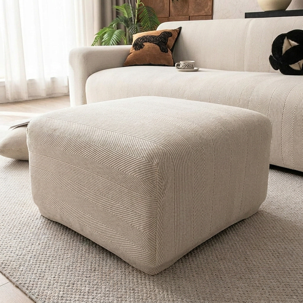 AquaFlex GeoStretch Spill-Resistant Sofa Slipcover