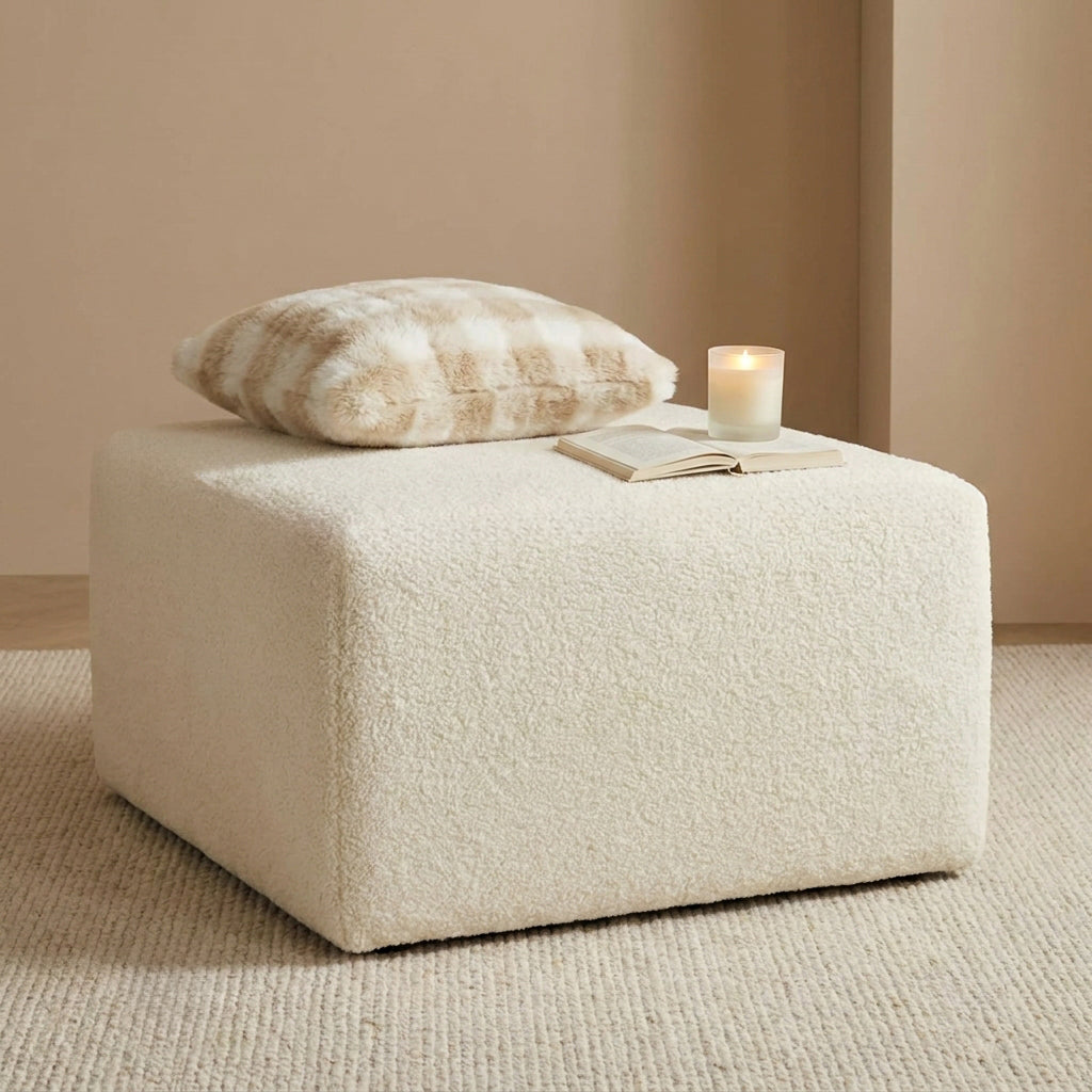 TeddyFit Stretch Full-Encasing Plush Sofa Slipcover