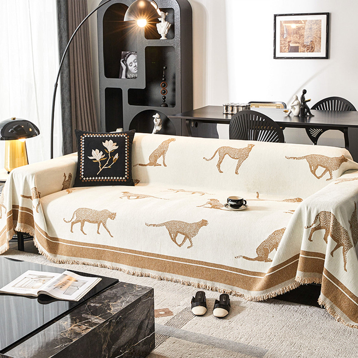 Safari Elegance Anti-Pilling Sofa / Couch Cover
