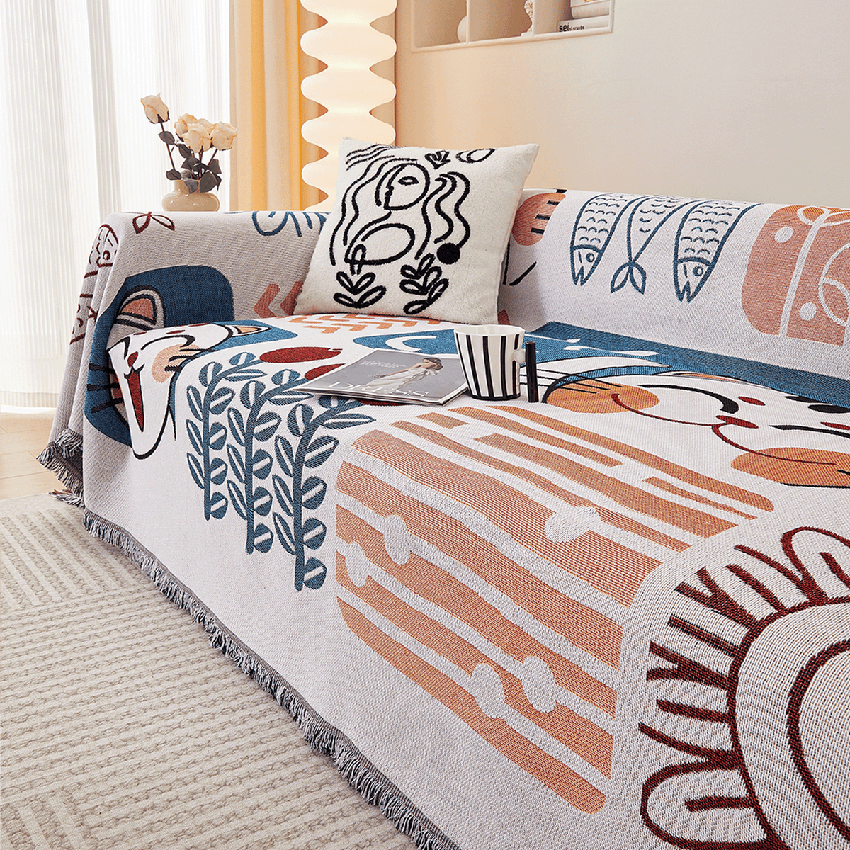 Whimsical Wonderland Sofa Cover