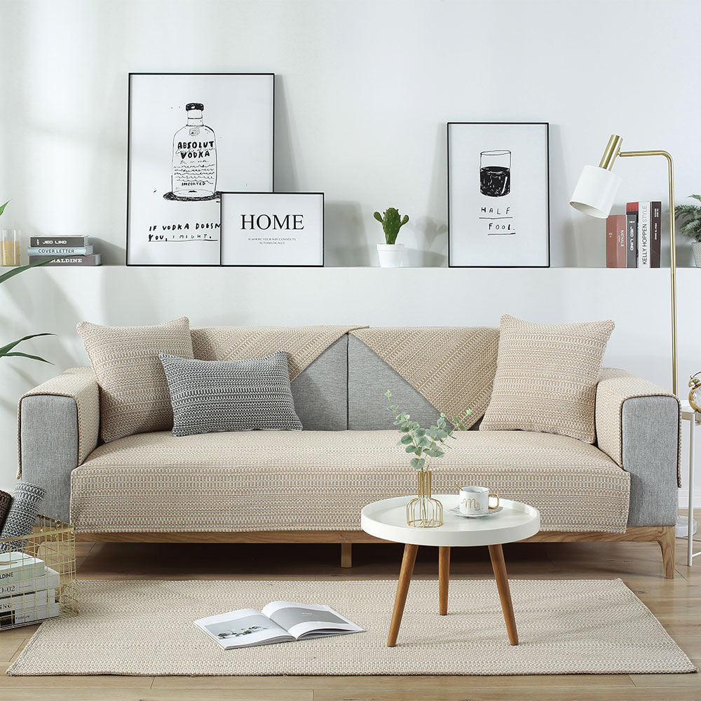 Linen Whisper Sofa Cover