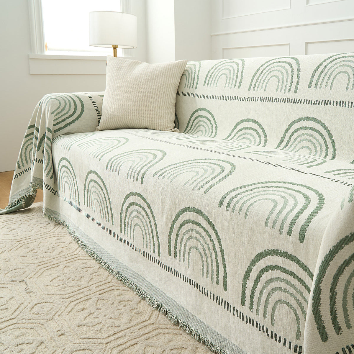 Reversible Mountain Landscape Sofa Cover