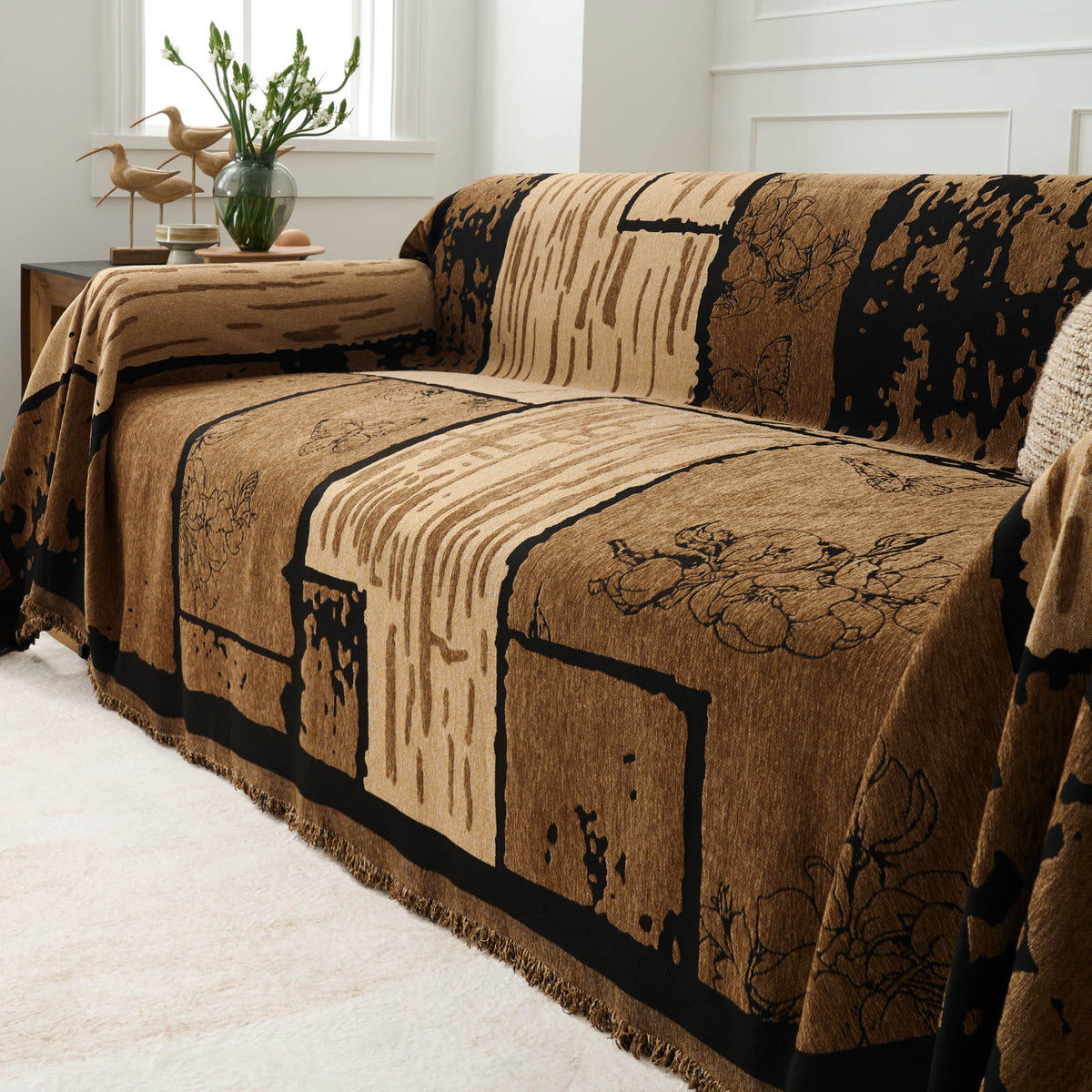 Vintage Floral Sofa/Couch Cover