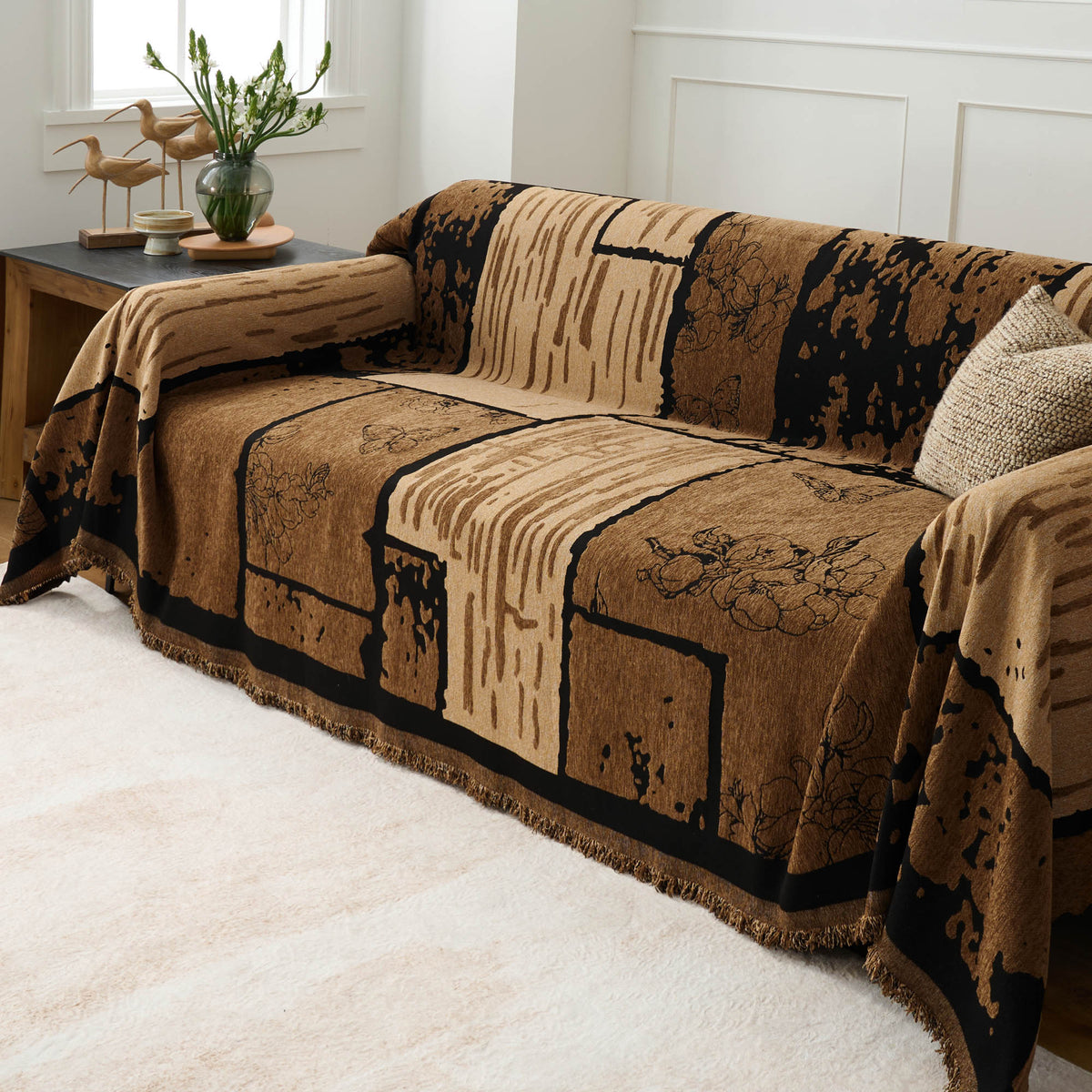 Vintage Floral Sofa/Couch Cover