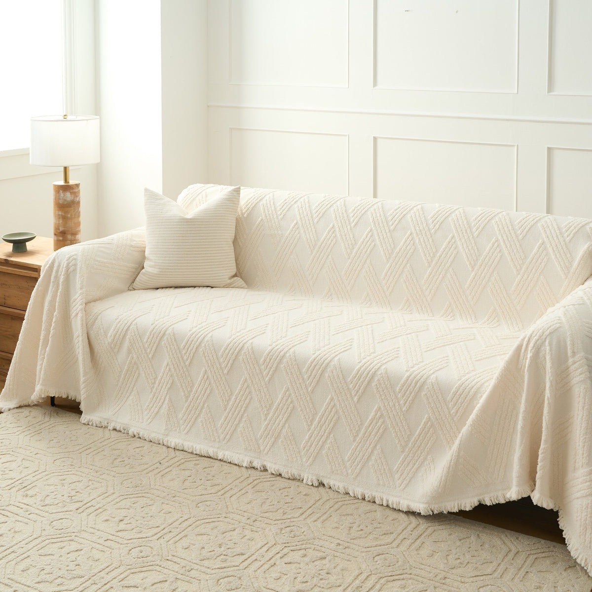 Textured Weave Sofa/Couch Cover