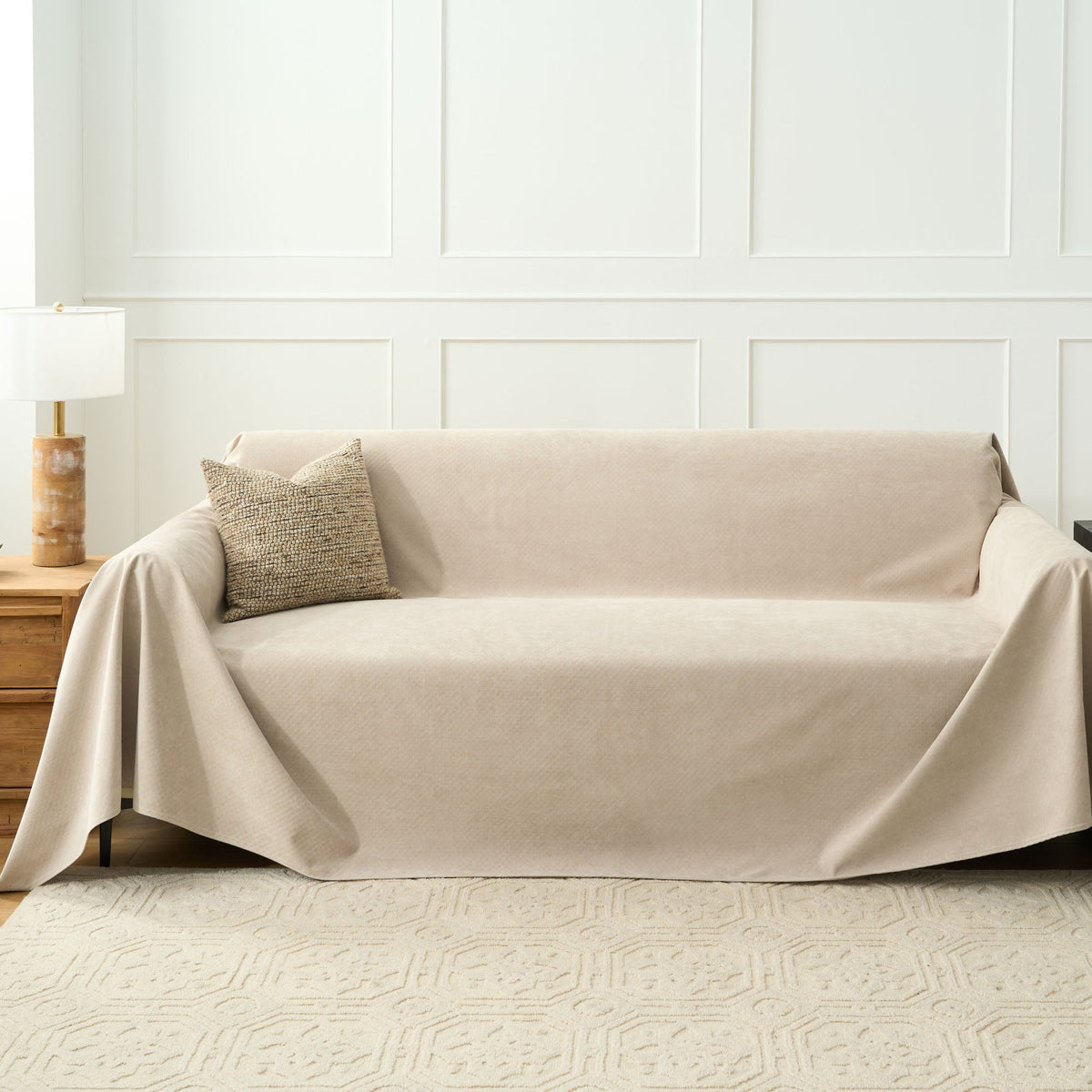 Spill-Resistant Non-Slip Sofa Cover