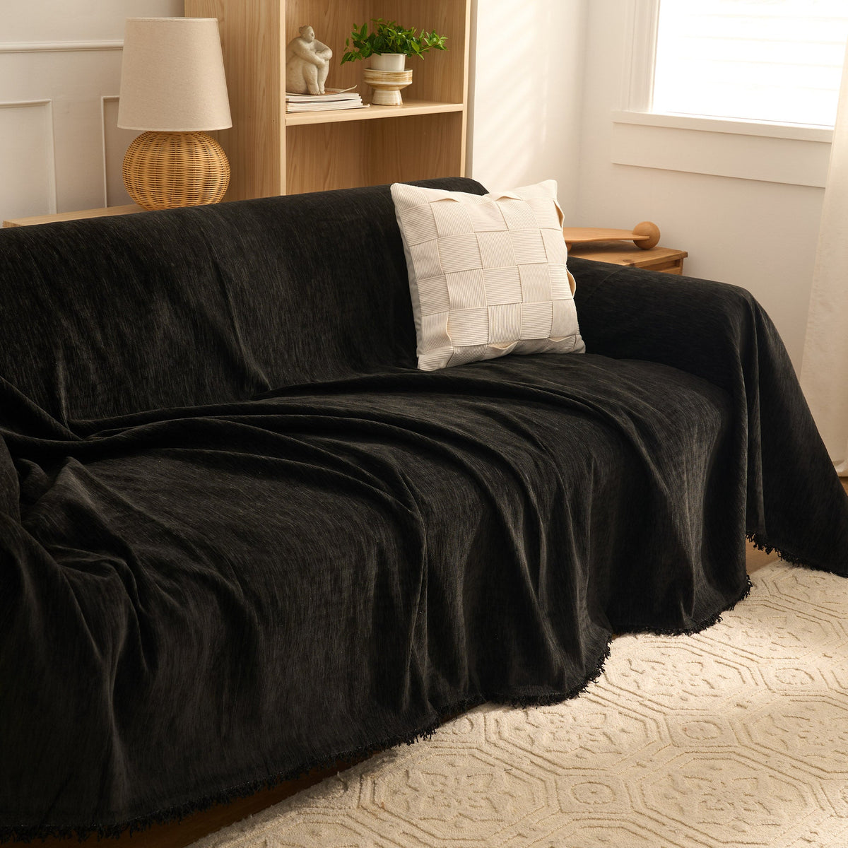 Cozy Luxe Chenille Scratch-Resistant Sofa/Couch Cover