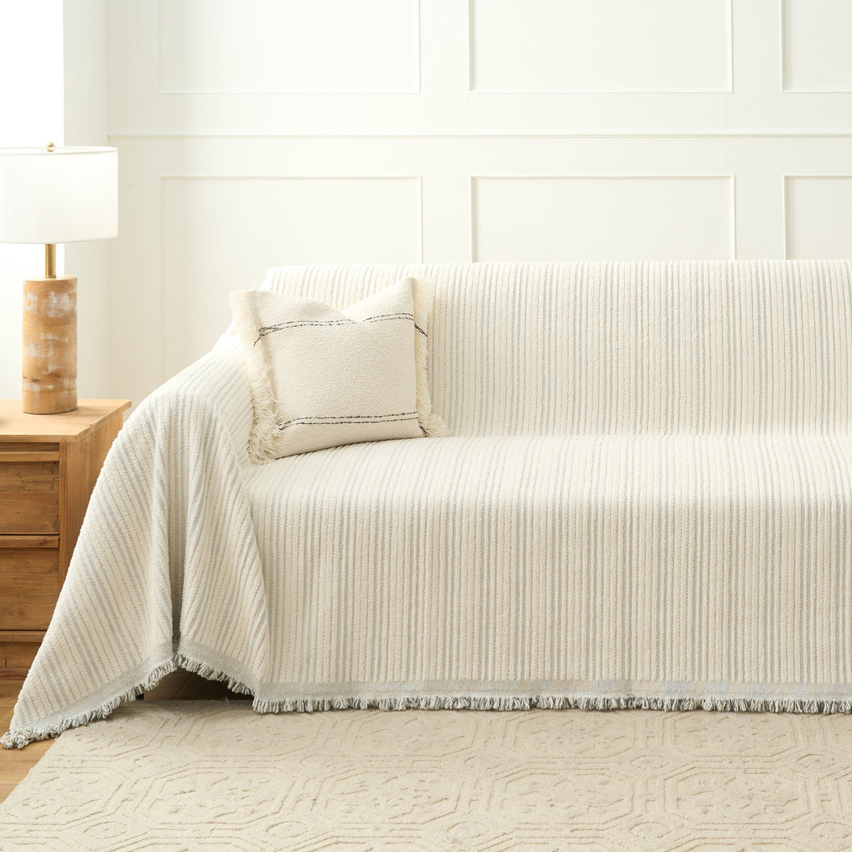 Cozy Ribbed Sofa/Couch Cover