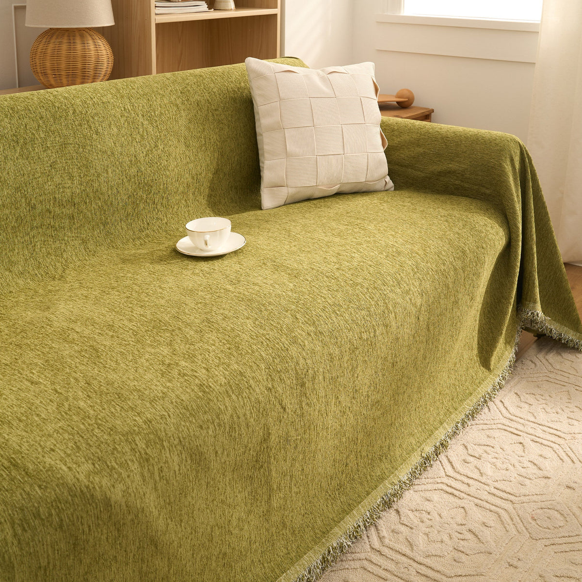 Cozy Luxe Chenille Scratch-Resistant Sofa/Couch Cover