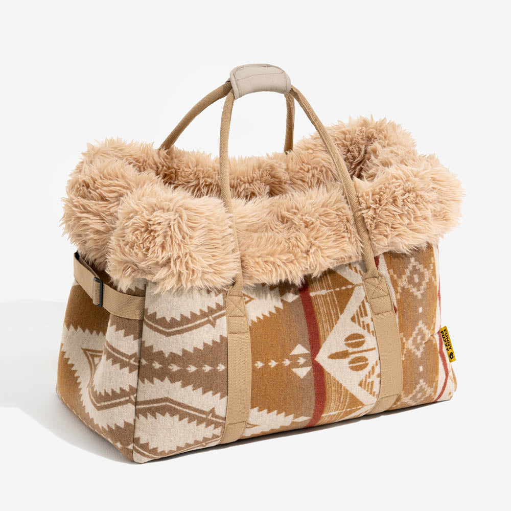 Large Reversible All-Season Indie Boho Cat Carrier - Wondernap