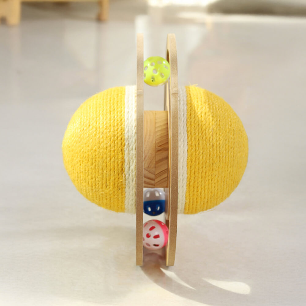 Sisal Scratching Ball Interactive Cat Toy