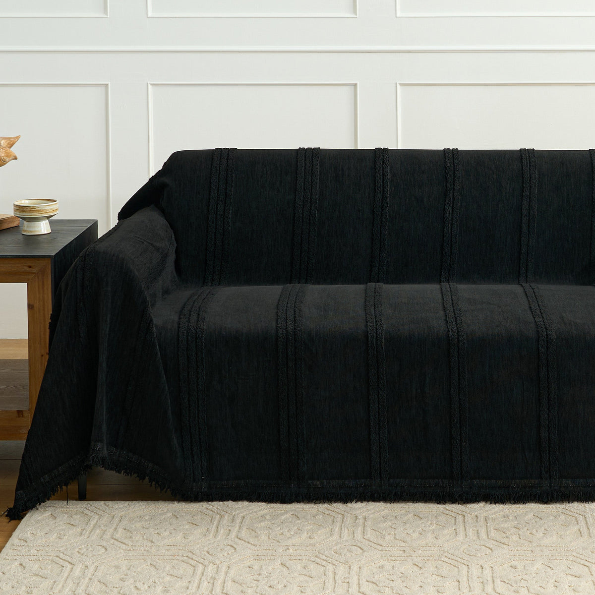 Classic Striped Sofa Cover
