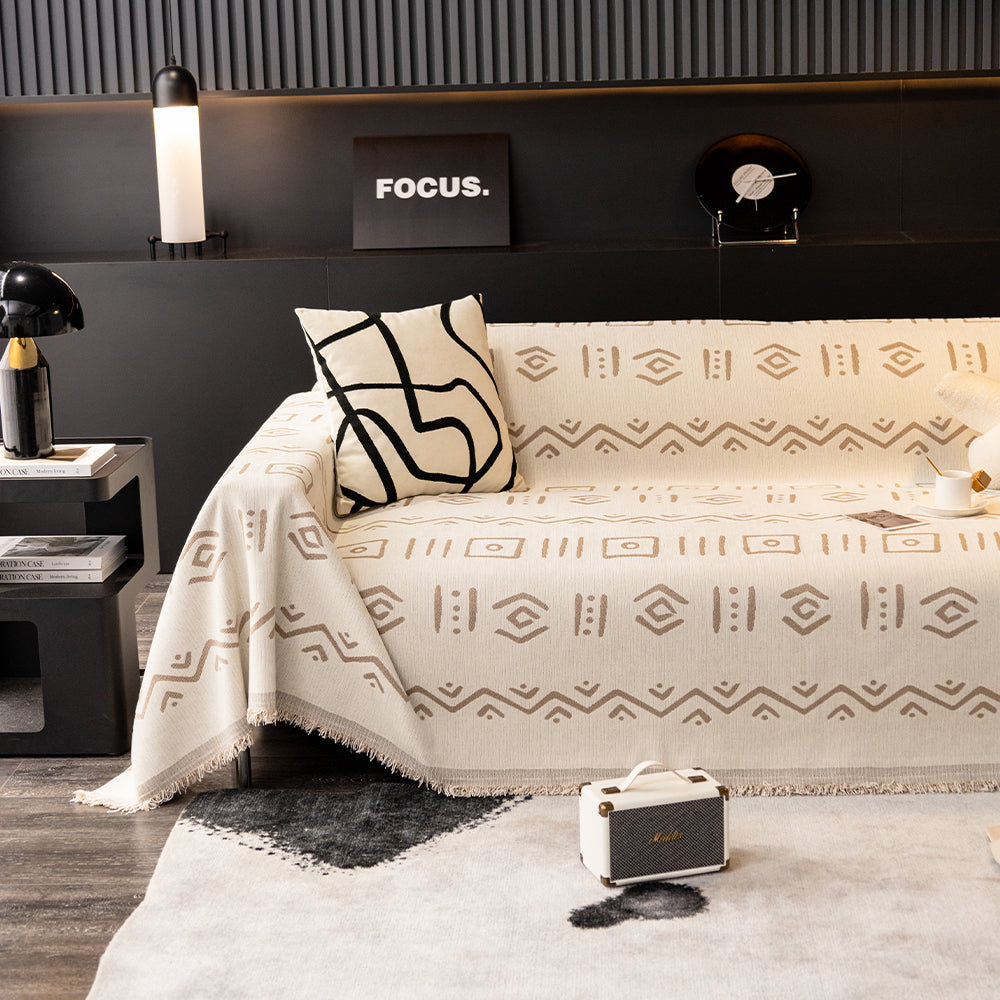 Nomad Pattern Reversible Comfort Sofa / Couch Cover