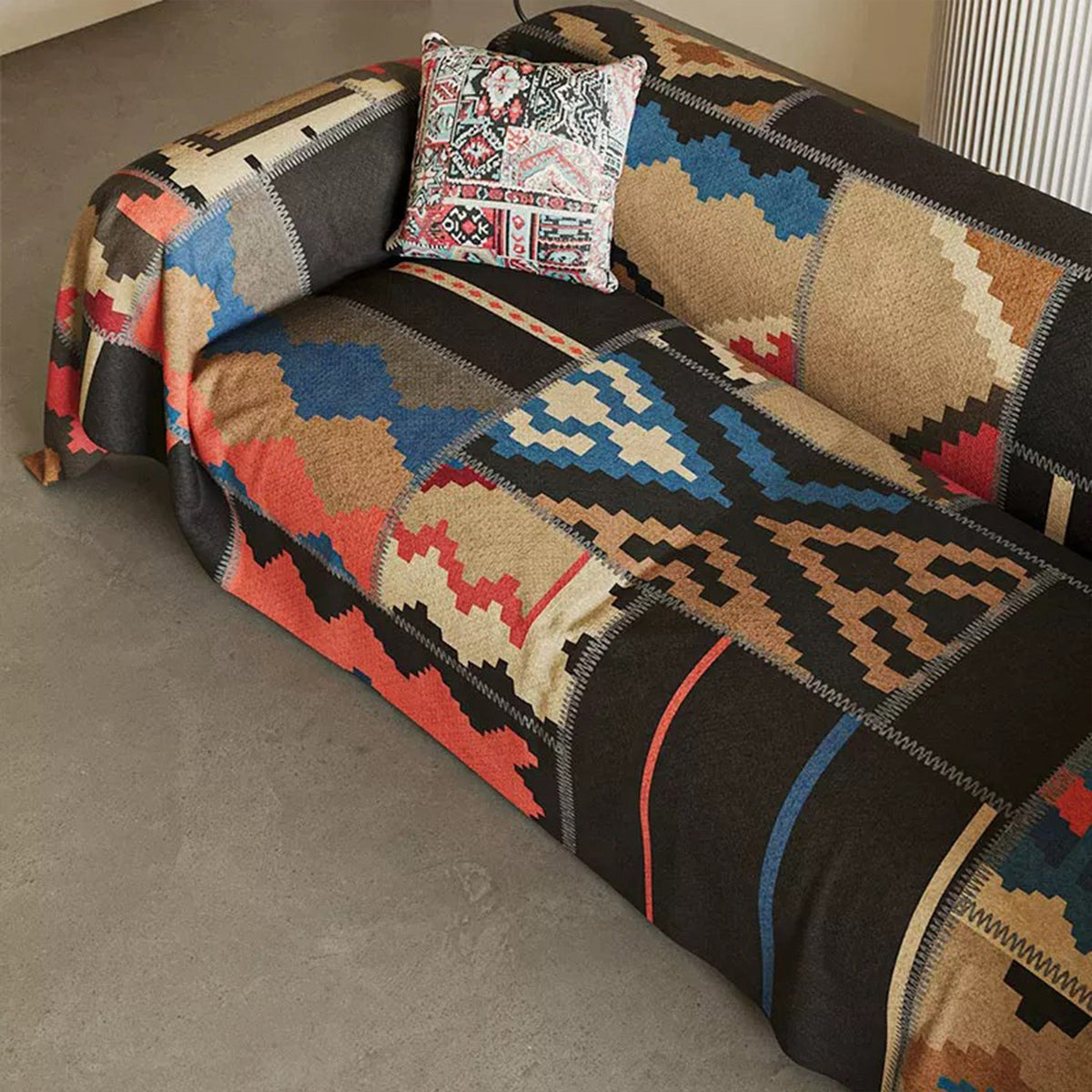 Southwestern Patchwork Sofa/Couch Cover