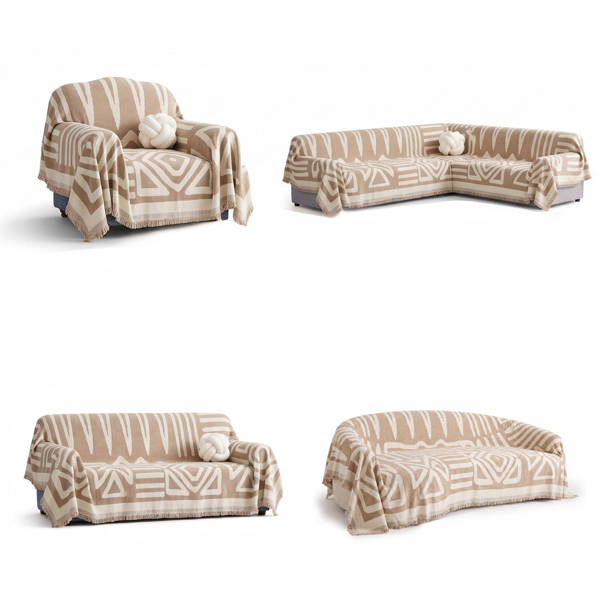Geometric Boho Style Sofa/Couch Cover
