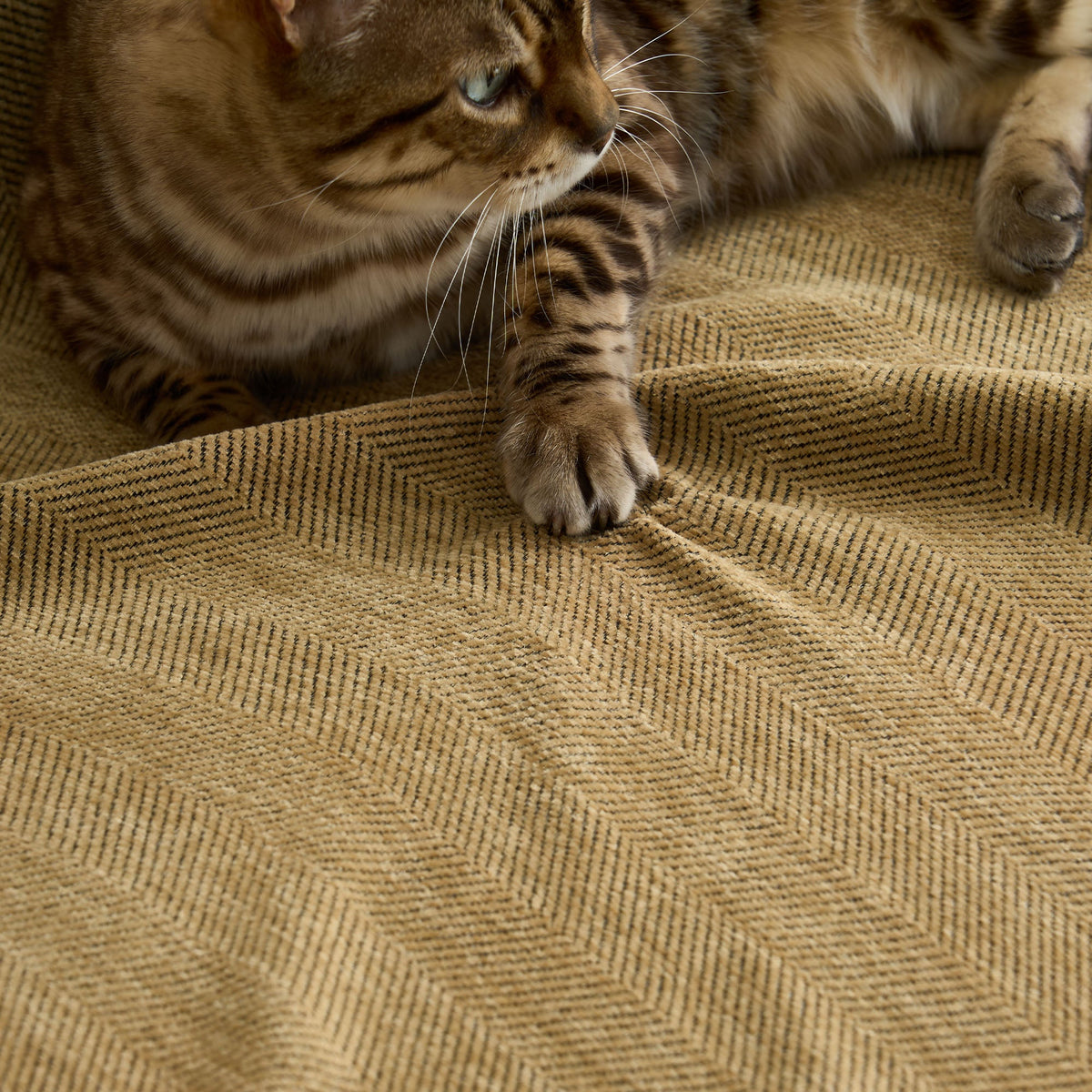 Durable Pet Friendly Herringbone Sofa/Couch Cover