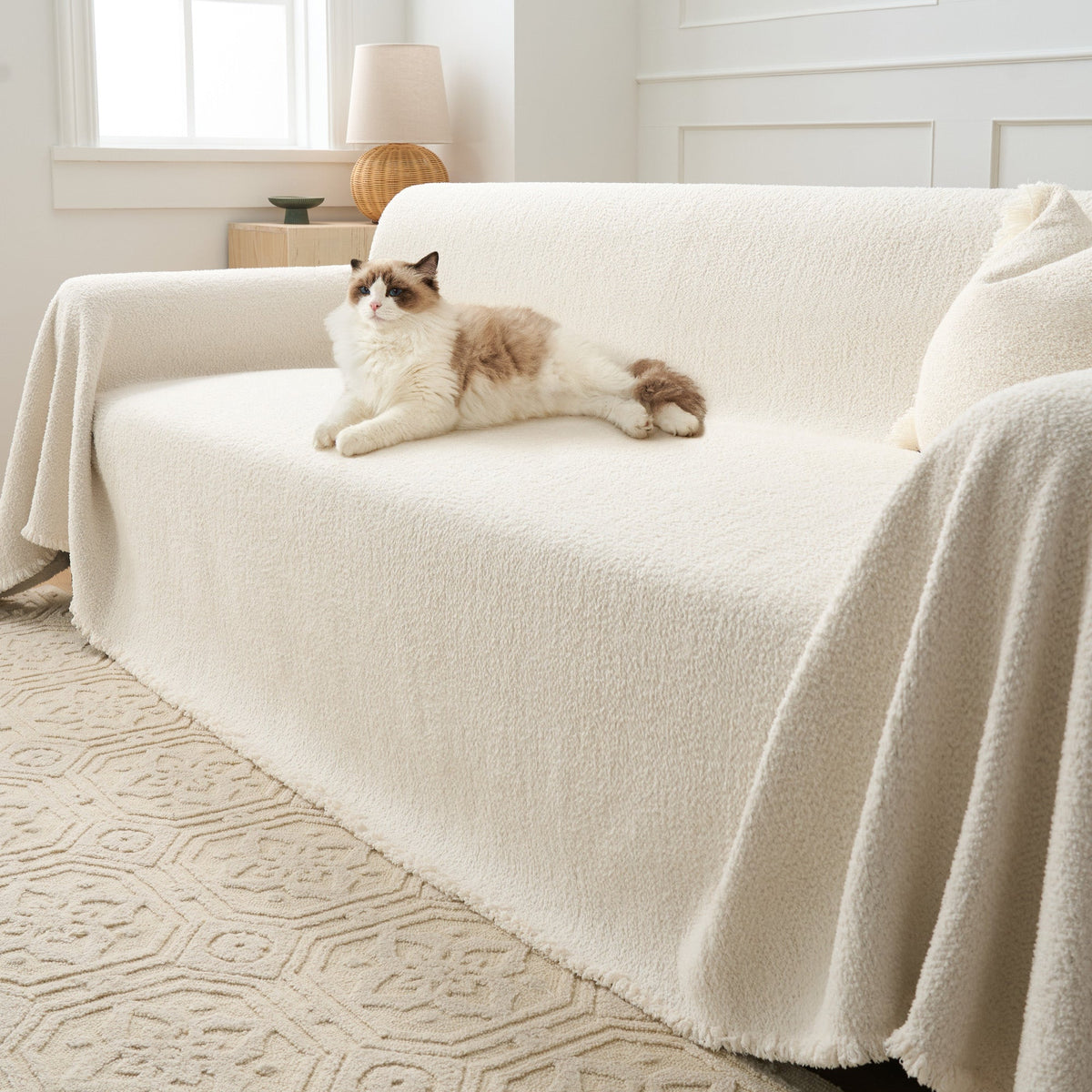 Cozy Winter Style Sofa/Couch Cover