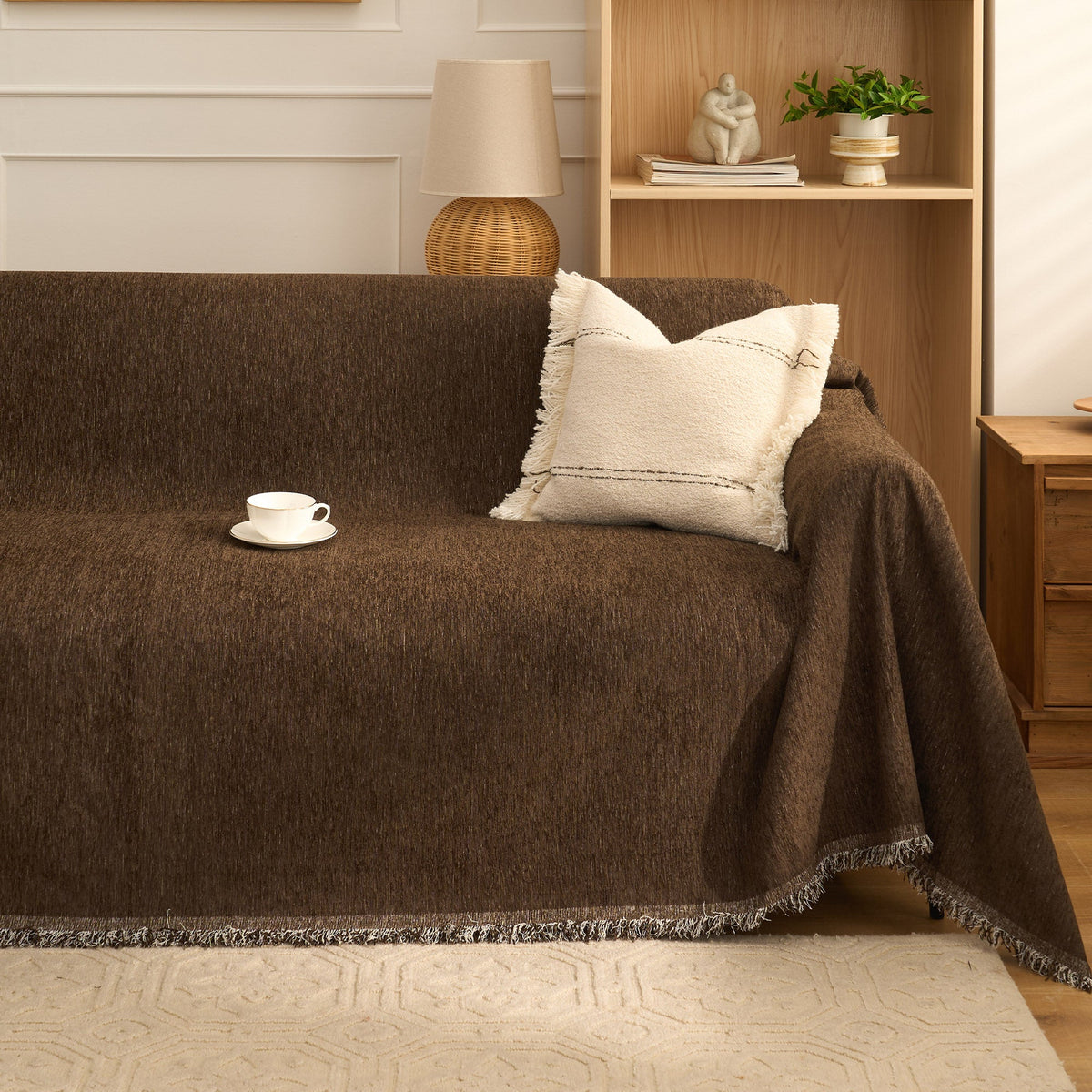 Cozy Luxe Chenille Scratch-Resistant Sofa/Couch Cover