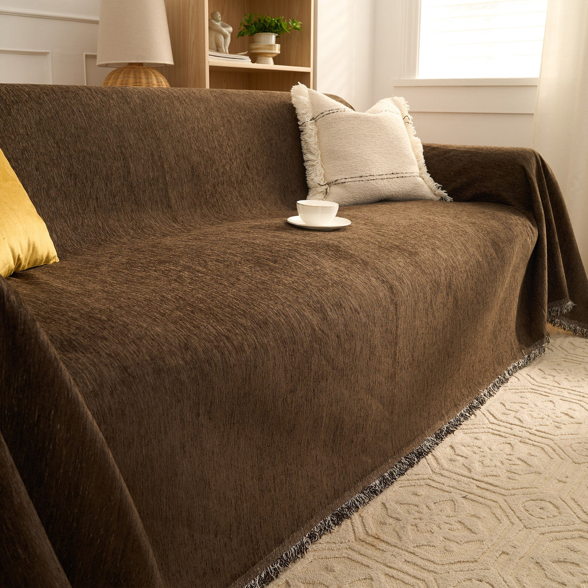 Cozy Luxe Chenille Scratch-Resistant Sofa/Couch Cover