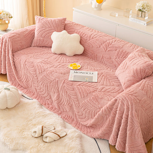 Cozy Leaves Sofa Cover