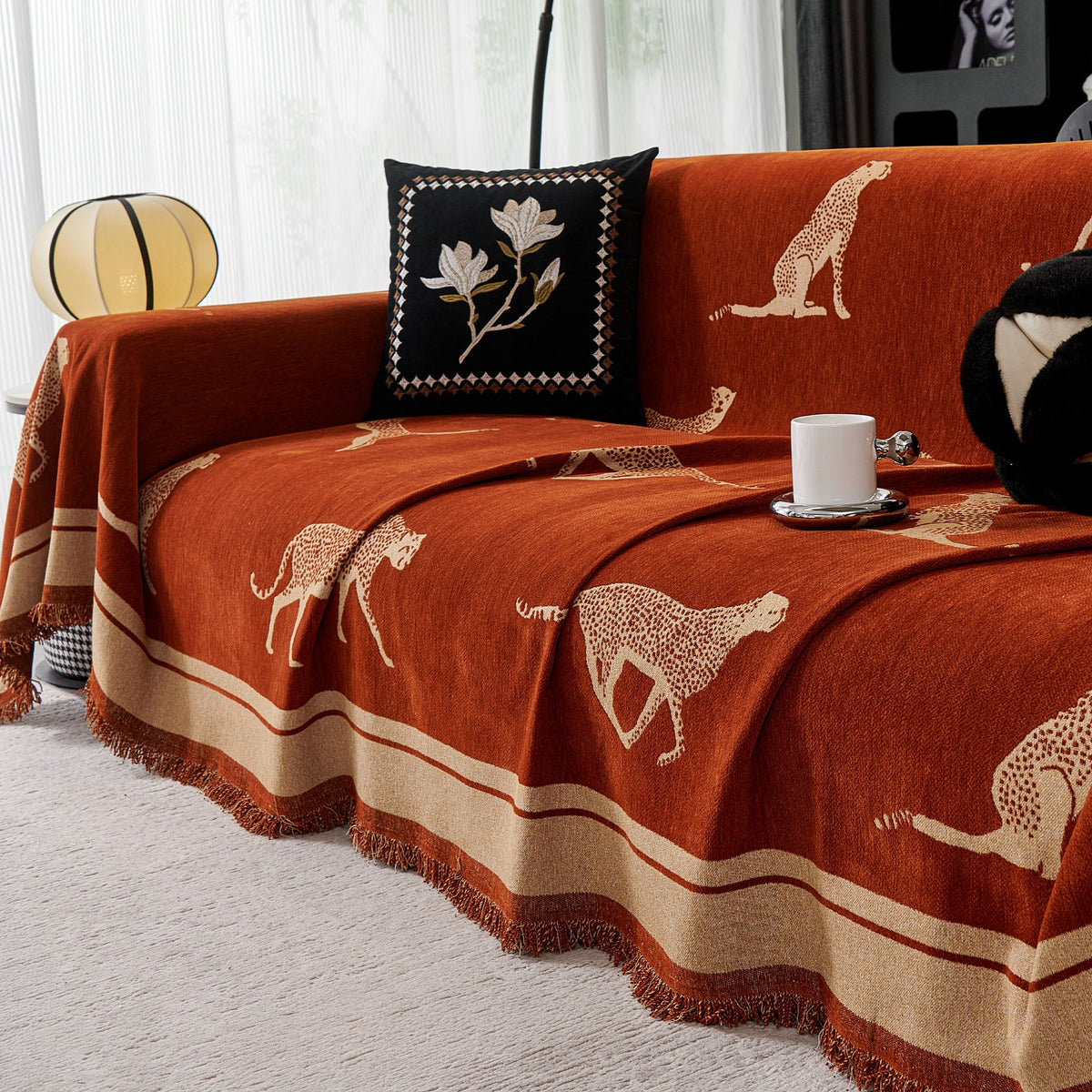 Safari Elegance Anti-Pilling Sofa / Couch Cover