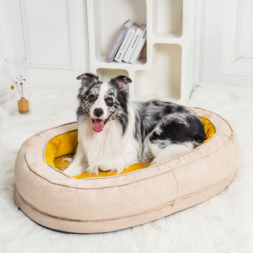 Donut Fluffy Orthopedic Dog Bed - FUNNYFUZZY