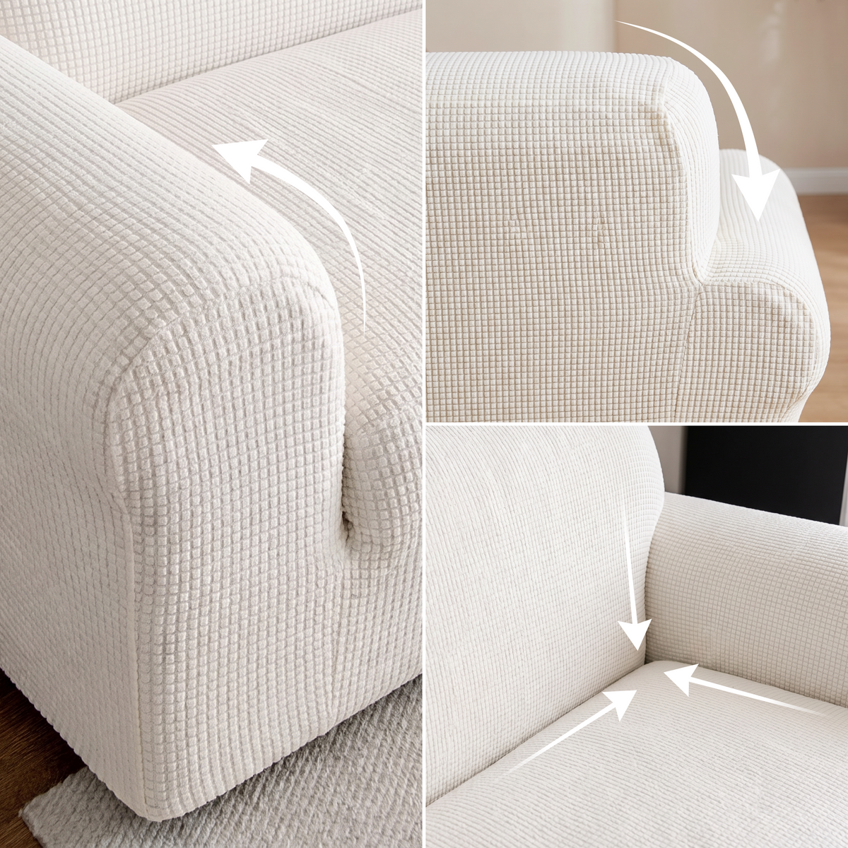 AquaGuard Modern Stretch Spill-Resistant Sofa Slipcover