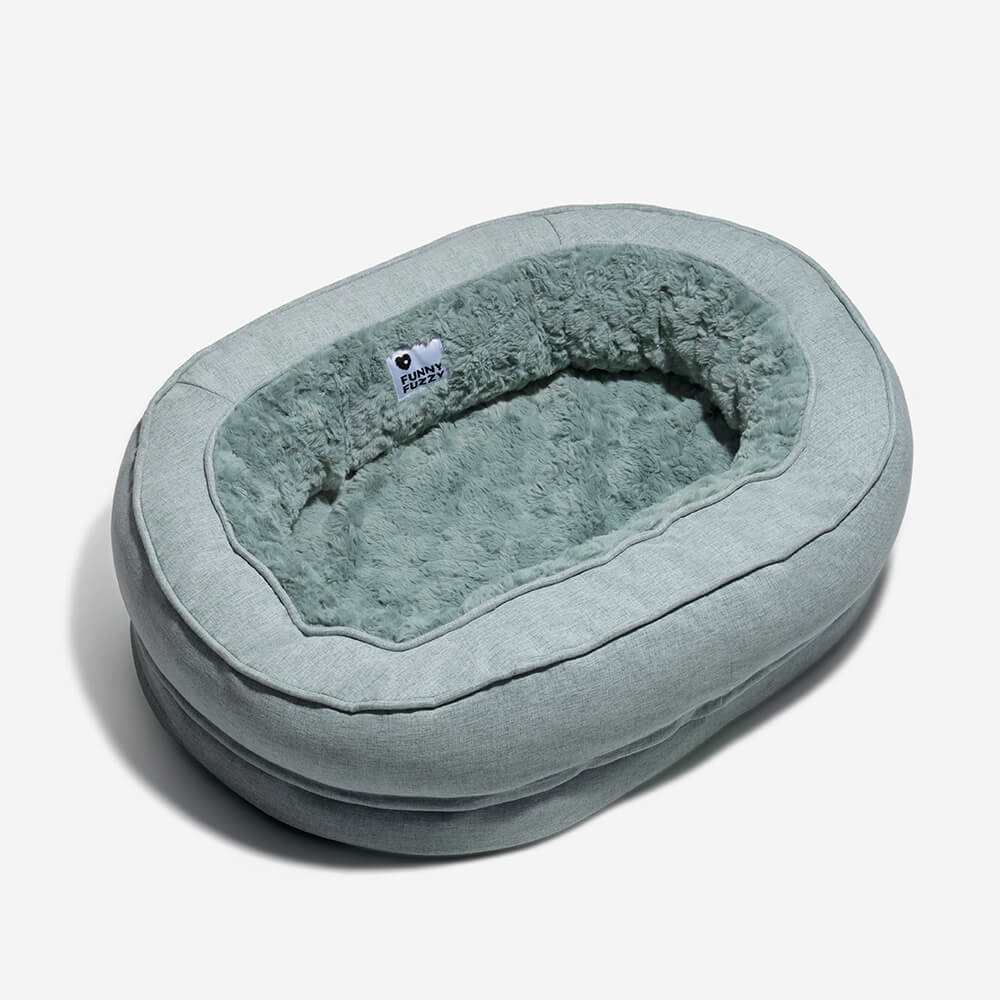 Donut Fluffy Orthopedic Dog Bed - FUNNYFUZZY