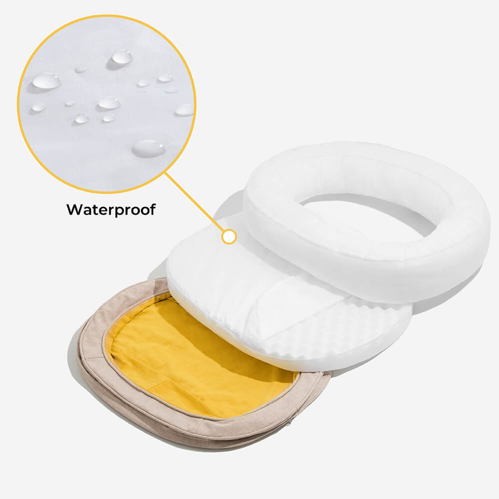 Donut Fluffy Orthopedic Dog Bed - FUNNYFUZZY